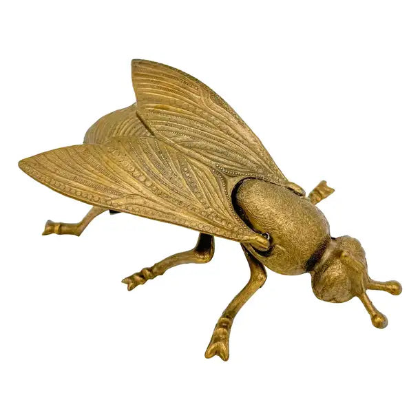 Vintage Metal Fly Ashtray