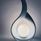 Sculptural Teardrop Table Lamp – Sky Light Blue – 1980s Postmodern Style