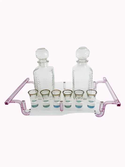 Lucite Custom Cocktail Set